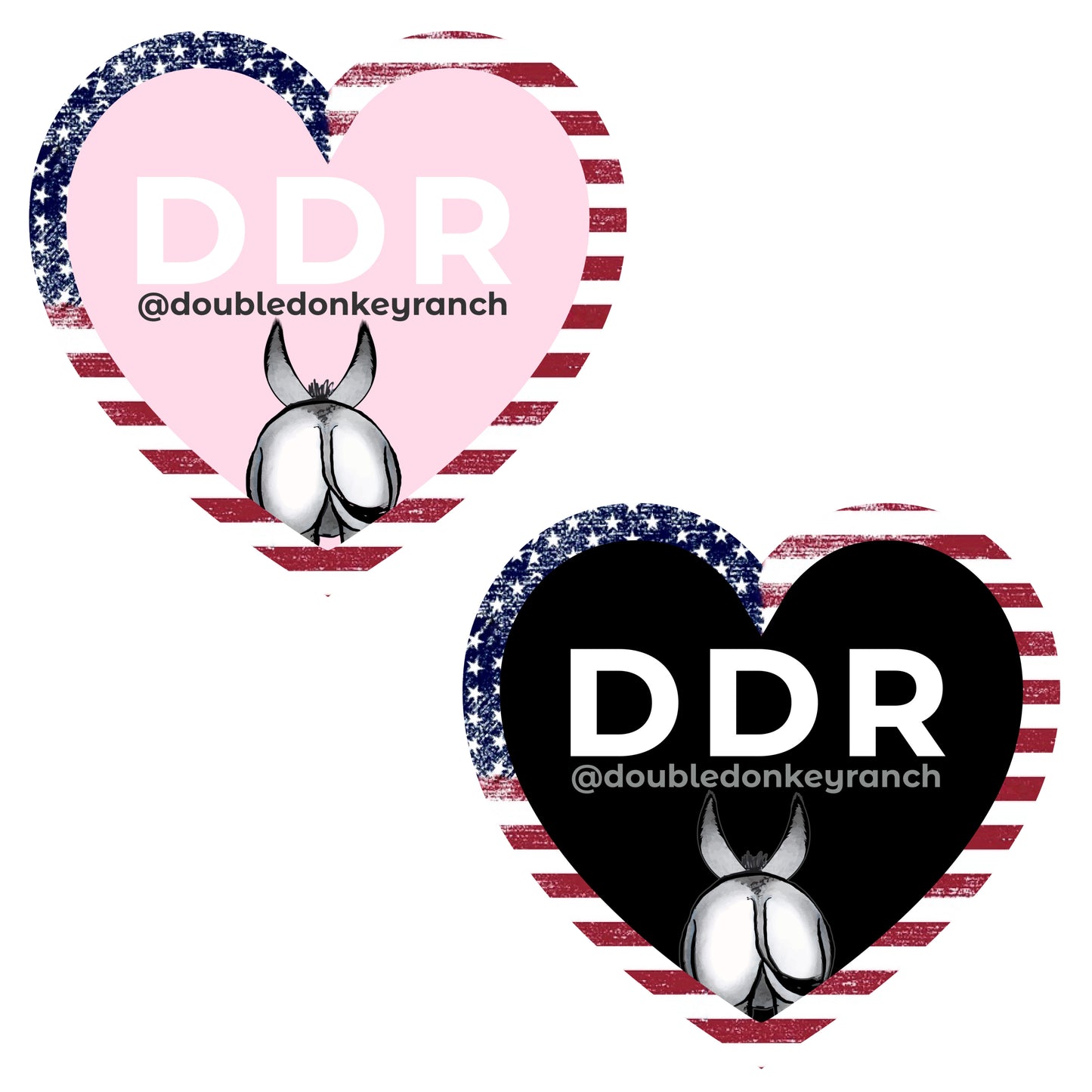 DDR Heart Logo Sticker Pack