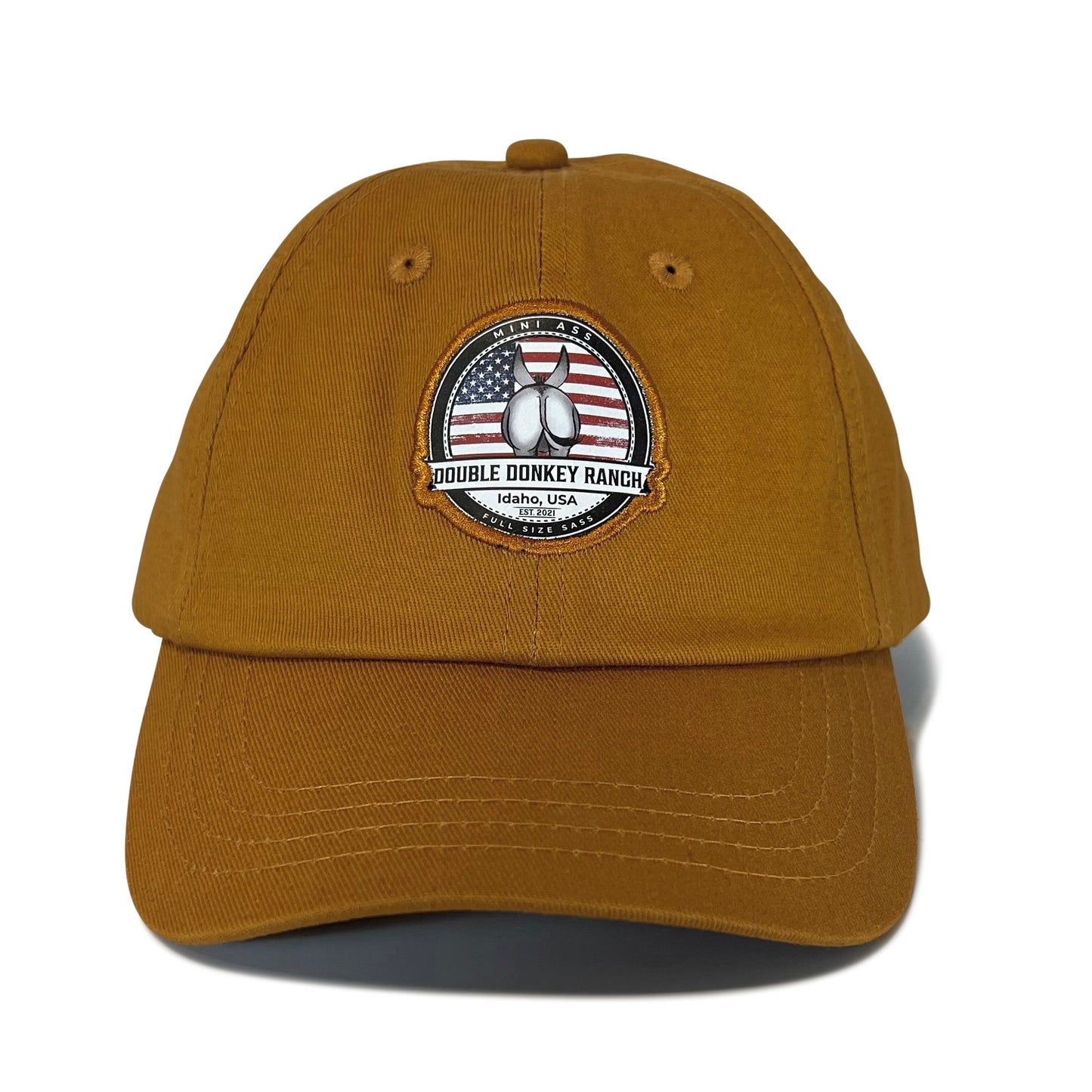 Youth Blue-Collar Brown Flag Hat