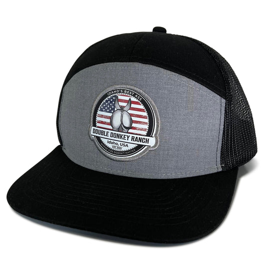 American Flag Flat Bill Hat
