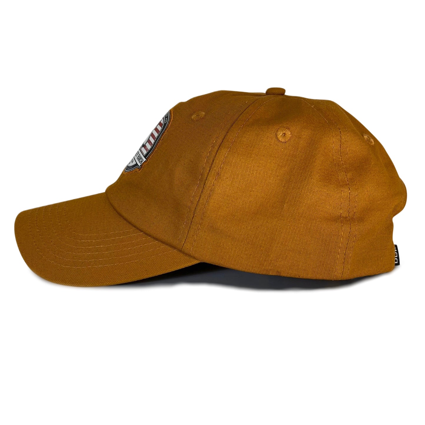 Retro Blue-Collar Brown Flag Hat